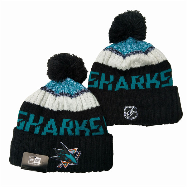 San Jose Sharks Knit Hats 002